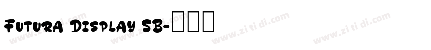 Futura Display SB字体转换